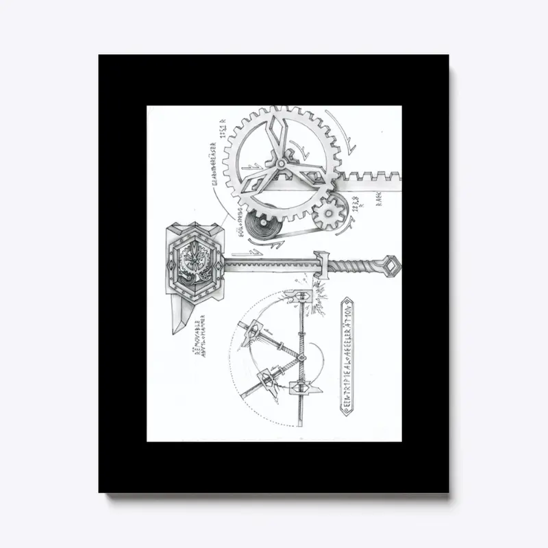 Biri's Anvil Hammer - Wall Art